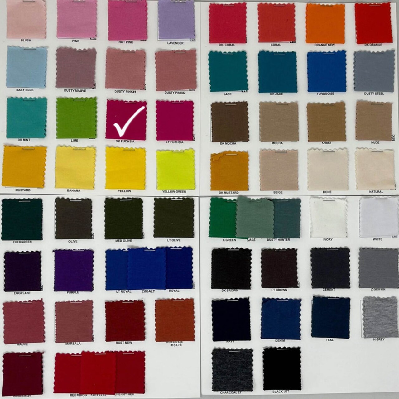 1 Yard Breathable Cotton Lycra Jersey Knit Fabric for DIY Clothing and Accessories 58"-60" Wide
